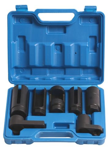 echtools 7 TLG. Lambdasonden Werkzeug Stecknüsse Nuss Steckschlüssel Spezail Nüsse Set