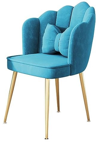 Luxus Samt Esszimmer Stühle mit Gold Metall Beine für Esszimmer Wohnzimmer Schlafzimmer Stilvolle und Bequeme Sessel