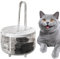 Fontana 'acqua per animali domestici – ciotola Wi-Fi USB, 1 l per cani | Dispenser di flusso trasparente, circolazione automatica 'acqua per gatti, stazione per animali domestici, per uso