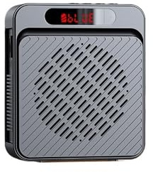 Amplificatore Vocale, Altoparlante vocale personale portatile multifunzionale con amplificatore vocale Bluetooth da 18 W 2200 mAh(Noir)