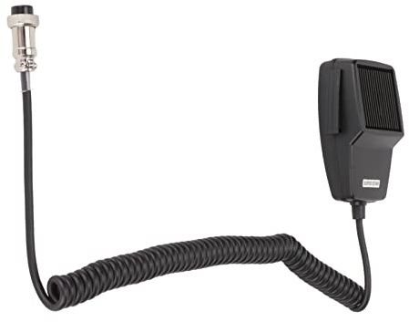 SUNGOOYUE Replacement CB Radio Microphone, 4 Pin ABS PU Material Speaker with Clear Sound Communication, for Walkie Talkie Cobra Car CB Two Way Ham