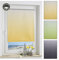 ourdeco® Mini-Rollo mit Thermobeschichtung und Farbverlauf / 80 x 150 cm apricot (Breite x Höhe) / lichtundurchlässig, verdunkelnd