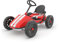 Chillafish Monzi RS, Pedal-Go-Kart für Kinder von 3 bis 7 Jahren, mit Vorwärts- und Rückwärtsgang, zusammenklappbar, verstellbarem Sitz, luftlosen Gummihautreifen, inkl. Wandhalterung, Rot