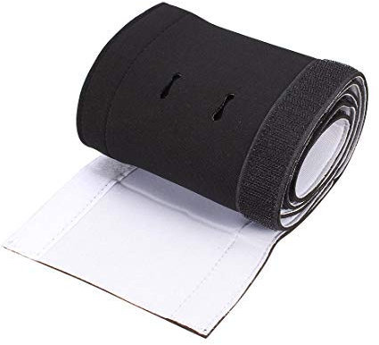 N/A Cable Management Sleeve 13,5 cm 1.25 Meter Multihole Cord Organizer Neopreno, Black White