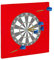 Relaxdays Unisex – Erwachsene Dartscheibe Schutzring R6, Wandschutz für 45 cm Dartboard, Eva, Dart Auffangring HBT: 71 x 71 x 3 cm, rot, 1 Stück