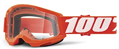 100% Unisex-Child Strata 2 Sunglasses, Orange, Kinder