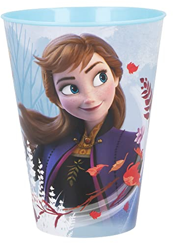 Stor Vaso Easy Grande 430 ML Frozen II Blue Forest, Multicolore, 8.5 cm