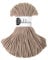 Bobbiny Junior Makramee-Schnur, geflochten, 3 mm, Sandfarben, 100 m