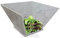 Acrylic Salad Bowl Large Food Service Bowl (White Marble)