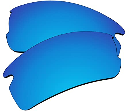 EZReplace Ersatzgläser für Oakley Flak 2.0 XL OO9188 Sonnenbrillen (polarisierte Gläser) - Passend für Oakley Flak 2.0 XL Rahmen (Eisblau)