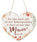 COLOFALLA Mama Geschenk, Holz Schild + Schlüsselanhänger, Muttertagsgeschenk für Mama, Geburtstagsgeschenk für Mama, Muttertag Geschenk zum Geburtstag Weihnachten, Herz Schild Mutter Frauen