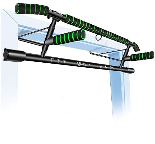 Pull Up Bar Doorway Fitness Chin-Up Bar Frame for Home Gym Exercise with Shortened Handle Bar Training Straps Set