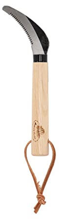 Rivanto® Wurzelsäge mit Holzgriff, gezahntes Sägeblatt aus Karbonstahl, 19 cm