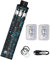VAPTIO SOLO-II Kit Vape Pen 3000 mAh Eingebauter Akku 50 W Netzwerkspule für 2,0 ml All-in-One-Tank Elektronische Zigarette,No E Liquid No Nicotine (Dunkelblau)