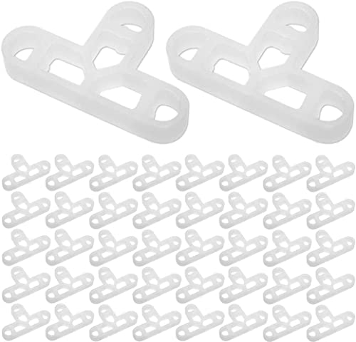 LATRAT 100 Stück Fugenkreuze 10mm Fliesenkreuze Fliesenabstandshalter, Fliesenabstandshalter T-Stücke Abstandshalter für Terrassen Platten