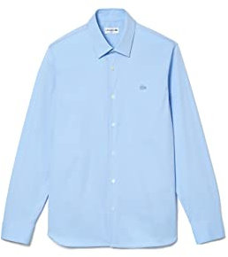Lacoste Chemise tissée classique pour homme L/S (lot de 1), Présentation :, M