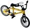 Teogneot Miniatur-Fahrrad-Modell, Metal Bicycle, 11 x 8 cm, Gelb, Sammler, Home & Office, Erwachsene, Unisex, Kind
