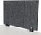 Imstande - Akkustik Trennwand Büro Schreibtischtrennwand 60x40cm Sichtschutz Schreibtisch Schallschutz Tischtrennwand Filz Grau mit Befestigung