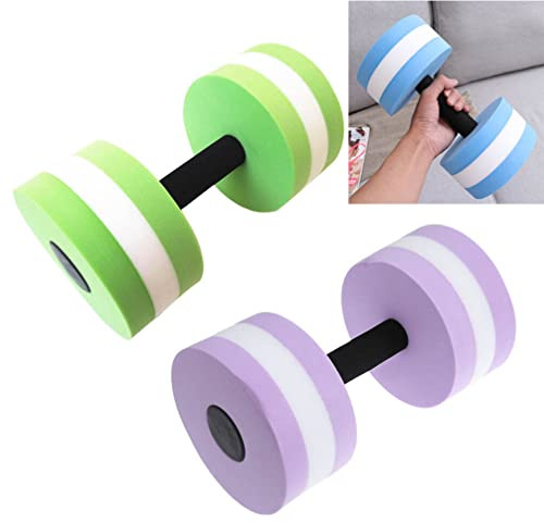 Anneome Patch Boys' Accessories Water Weights Dumbell Sports Aquatic Exercise Dumbbells 30 Pound Dumbbells Lavender Fitness Equipment Set Male