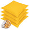 Herbalind Original Cornhole Bean Bag Set (4er Set) - 4 hochwertige Wurfsäckchen 15x15cm, perfekt für das Cornhole Board Spiel, Bezug aus 100% Baumwolle mit 400g Mais gefüllt - (4 Gelb)
