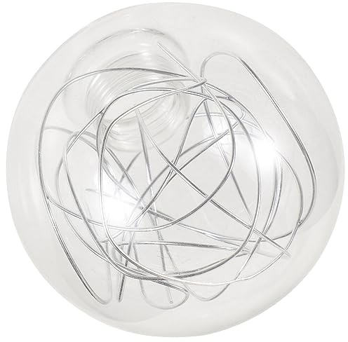 PRETYZOOM G9 Abat-Jour Globe Couvre Ampoule Fileté Boule Transparente Couvercle verre abat jour pour ampoule murale Pour Plafond Applique Suspendue 10Cm