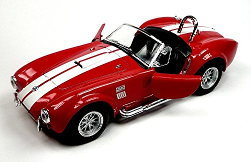 Generisch Modellauto kompatibel mit Shelby Cobra ca. 1:32 rot(weiß
