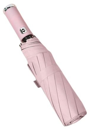 TEidea Umbrella Flashlight Umbrella, Rotating Handle, Fully Automatic Large Size Sun Protection Umbrella, 10 Frames-P-Flashlight