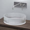 doporro Waschbecken Glas Aufsatzwaschbecken BxTxH: 40x40x12cm in Transparent Waschplatz Handwaschbecken Waschtisch Minerva01