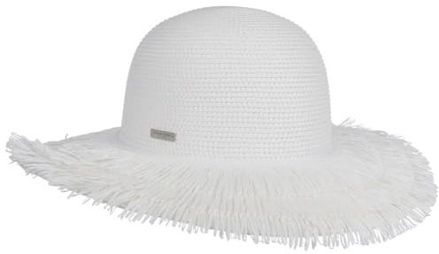 Seeberger Revalo Schlapphut Strohhut Sonnenhut Sommerhut Damenhut Gartenhut Strandhut (One Size - cremeweiß)