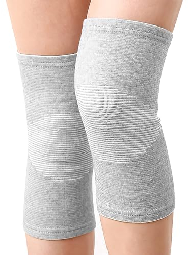 TNSLAND 2 pares Rodilleras Gym Rodillera Menisco Rodillera Terapeutica Ajustable Knee Support Artrosis Rodilla Rodilleras Menisco Y Ligamento Para Hombre Y Mujer Rodillera de Bambú Ortopédicas