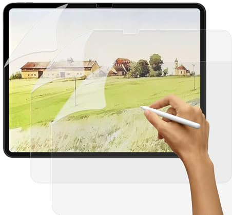 SUEEWE [3 Pezzi] Effetto Carta Pellicola per iPad Pro 13 M4 2024 (A2925/A2926/A3007), Feel Like Opaca Paper Pellicola in PET per Disegnare Schizzi Scrittura
