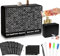 Betensh Spardose Holz Schwarz, Sparbox mit Zahlen Ankreuzen, Erwachsene Kinder Spardose mit Zähler, Goalsaver Box, Spardose 500 1000 2000 3000 5000 10000 Euro Keine Montage