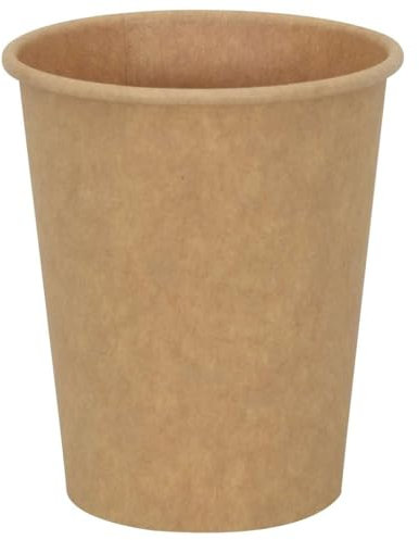 vidaXL Tazas de café de Papel 1000 uds 8oz 200ml marrón