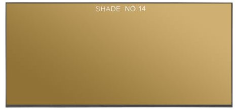 PATIKIL Lente Vidrio para Soldadura con Sombra 14, 2 x 4.25, Cristal endurecido, Filtro Casco oscurecedor Vidrio para Casco Soldadura, Lente para Cubiertas Casco Soldadura reemplazo