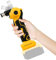 Cordless Auto Hammer, 19000RPM Power Framing Nailer 0° 45° 90° 3-Position Adjustable Head Joist Hanger Nail Gun Compatible with DEWALT 20V Batteries DCB200 DCB201 DCB202