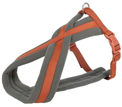 TRIXIE Premium Comfort Harness, M, 45–80 cm/25 mm, Rust