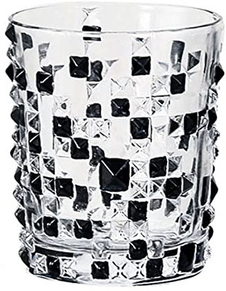 MRKU Vasos de Cerveza, Vaso de Pinta Personalizado, Juego de jarras de Cerveza, Vaso de Cerveza Estilo Tablero de ajedrez Personalizado, Vaso Negro Simple