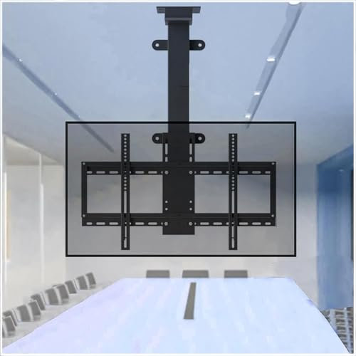Deckenhalter TV-Halterung, 360 °-manuelle Rotation Dropdown-TV-Lift, Teleskopischer Elektrischer TV-Lift Mit Autohebe,Mit Ferngesteuerter Motorisierter TV-Halterung Für 32-75 Zoll Motorisier