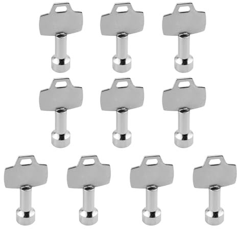 TIANQUXNGI 10-teiliger Universal-Dreikantschlüssel für elektrische Schränke und nützliche Wasserzähler