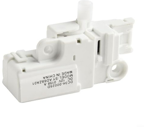 Para Samsung DC34-00025D Cerradura de puerta de lavadora para modelos WW90K74150OX WW90K7415, pieza de repuesto fácil de instalar