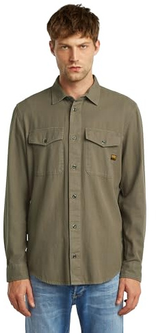 G-Star Herren Marine Slim Long Sleeve Shirt