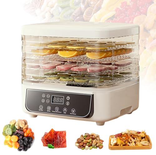 5 Tier Food Dehydrator Machine with Adjustable Temperature and Timer
