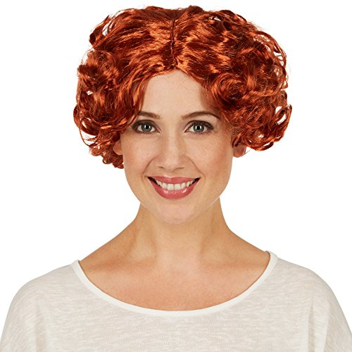 dressforfun Frauenperücke Charlston | Wundervolle Lockenpracht | In Sekundenschnelle erzielen Sie mit der Perücke eine Typveränderung