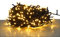LED Lichterkette mit 500 LED - warm weiß/Kabel: grün - für den Innen- und Außenbereich - Weihnachtsbaum Lichterkette