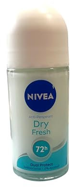 NIVEA Dry Active Antitranspirant, lebhaft, Deo-Rolle, 48 Schutzvorrichtungen, 4 Stück (4 x 50 ml)