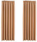 Aspire Homeware Blackout Curtains Pencil Pleat Beige Curtains for Bedroom - Super Soft Thermal Insulated Living Room Tape Top Thermal Curtain with Tie Backs 66x54 inch Drop Two Panels