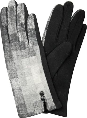 Capelli New York Jersey Handschuhe mit Knopfapplikation