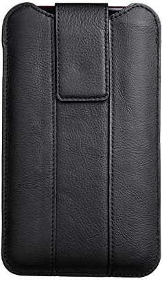 FLHTZS Universelle Handyhülle,Ledertasche mit Gürtelclip,vertikale Gürteltasche für:iPhone 13/14/15/16/17/Plus/Pro/Max/XR/XS/X,Samsung S22/S23/S24/Lite/Plus/Ultra/A53/A54 (6,7 Schwarz 6159)