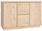 vidaXL Credenza 111x34x75 cm in Legno Massello di Pino