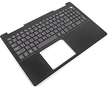 Dell Vostro 7590 Palmrest & HEBREW Backlit Keyboard - 0WNTTJ + 02WWDH (84J3H) (Renewed)